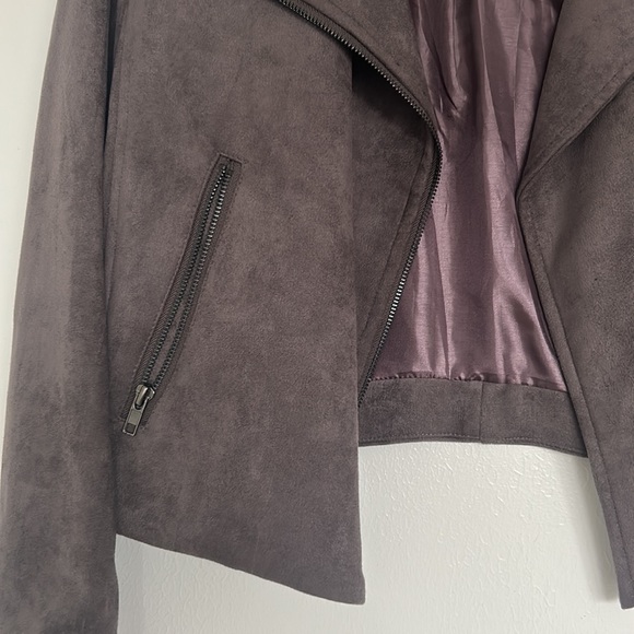 DO+BE suede dusty purple jacket, size M - Picture 3 of 4